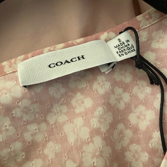 Coach Printed Short Broderie Anglaise Dress, Size 2 - Picture 12 of 13